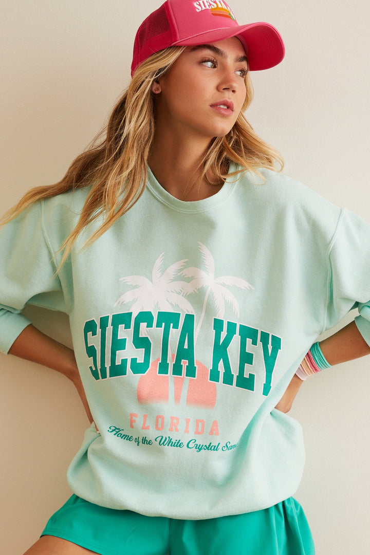 Siesta Key Tropical Sweatshirt