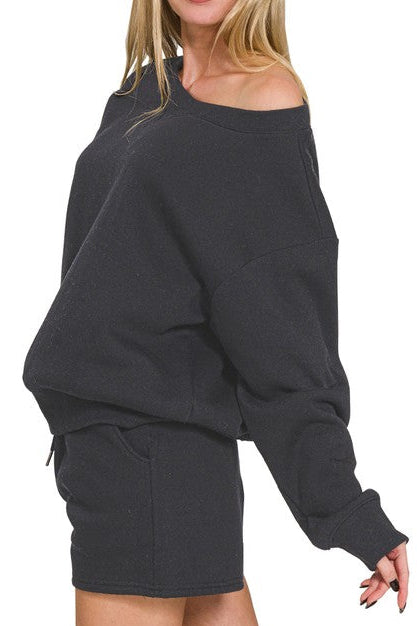 Off Duty Fleece Boatneck SET
