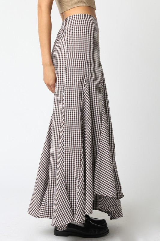 Alex Gingham Skirt