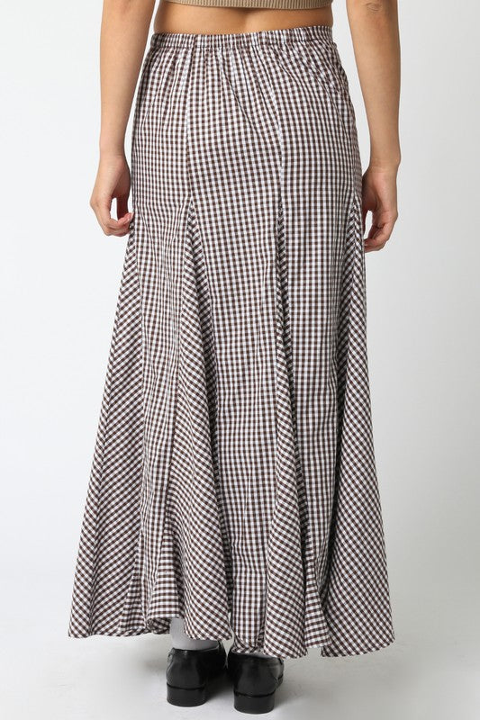 Alex Gingham Skirt