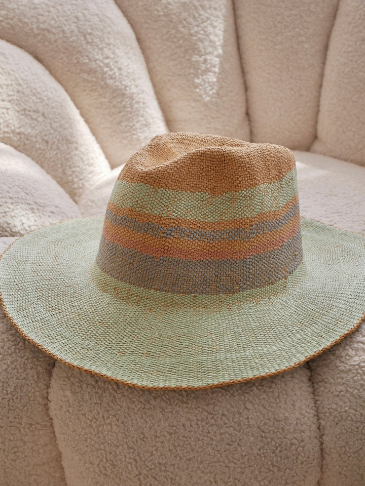 Laguna Stripe Straw Hat