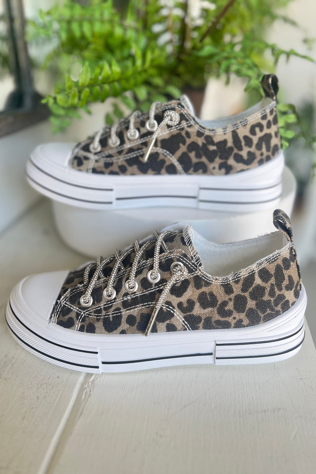 Walkin’ Wild Leopard Sneakers