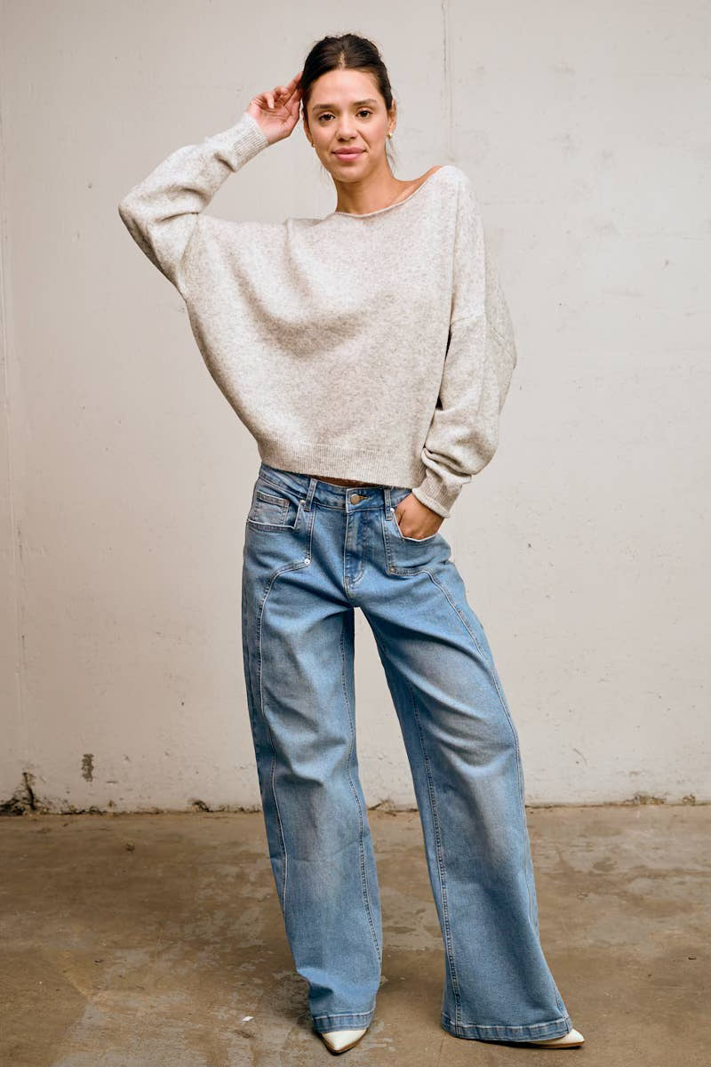 Mel Lightweight Knit Sweater