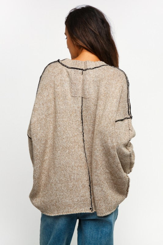 Vintage Vibes Cable Knit Sweater