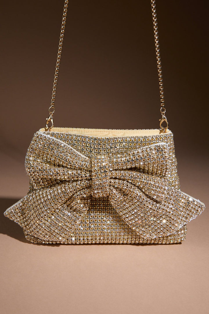 Gretchen Glitz Bow Evening Bag