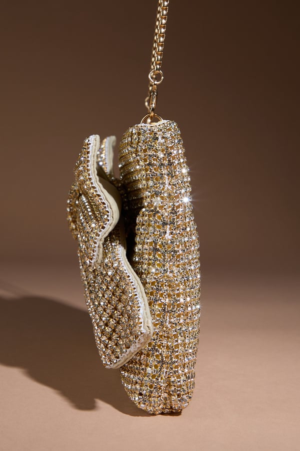 Gretchen Glitz Bow Evening Bag