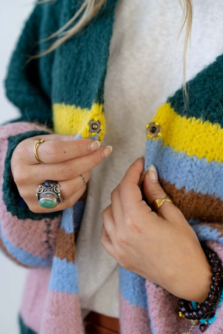 Rowan Stripe Cardigan