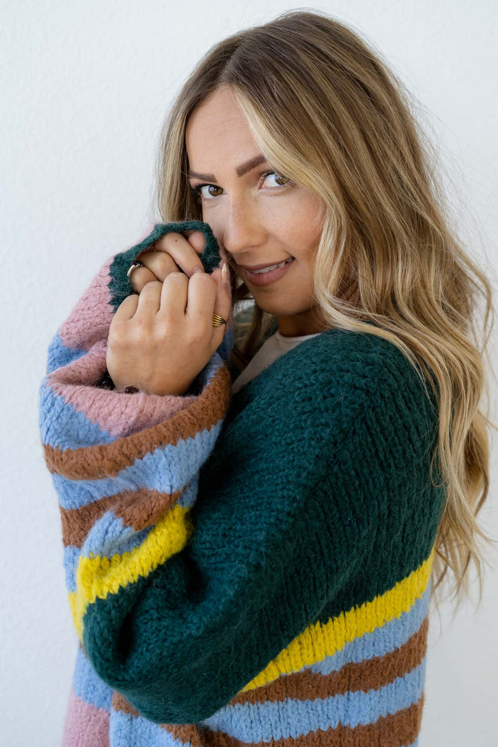 Rowan Stripe Cardigan