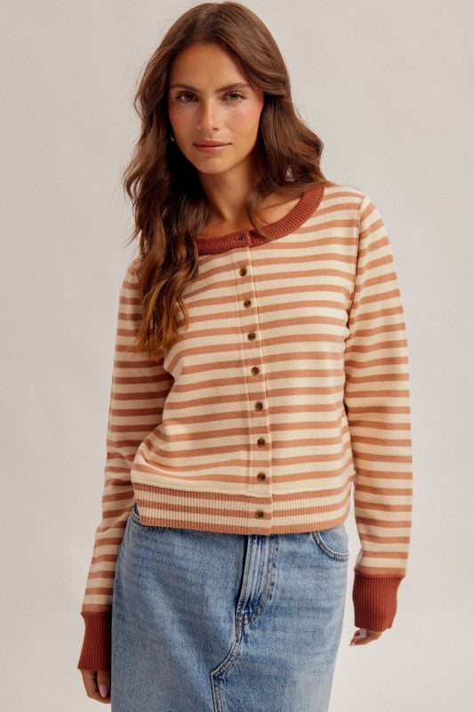 Autumn Stripe Cardigan