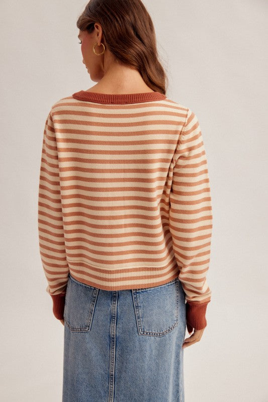 Autumn Stripe Cardigan