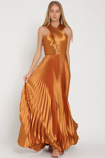 Verona Pleated Maxi Dress