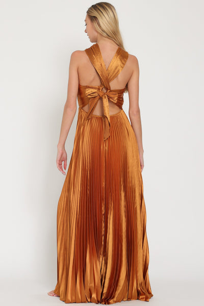 Verona Pleated Maxi Dress