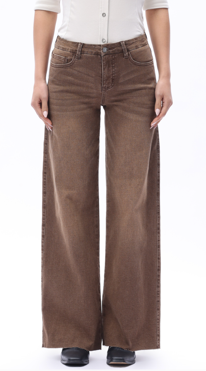 Espresso Wide Leg Jeans