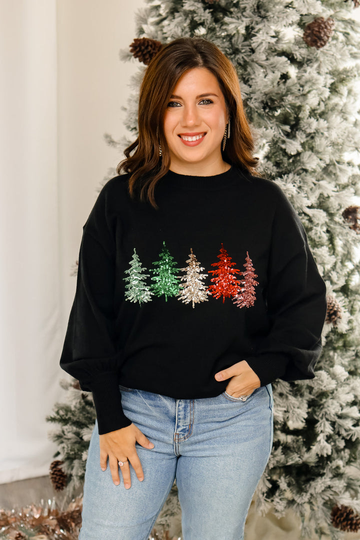 Merry Pines Sweater