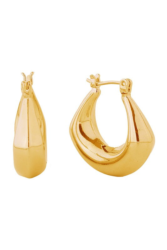 Myla Chunky Hoop Earrings