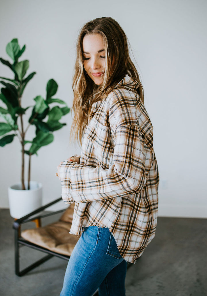 Beau Button Down Plaid Shirt