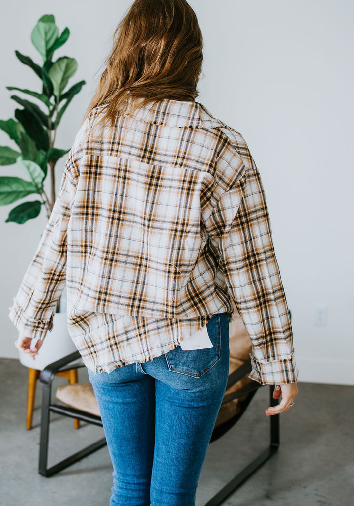 Beau Button Down Plaid Shirt