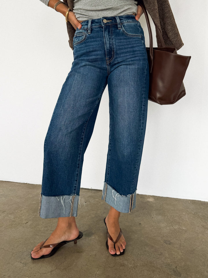 Blair Cuff Barrel Jeans { Preorder}