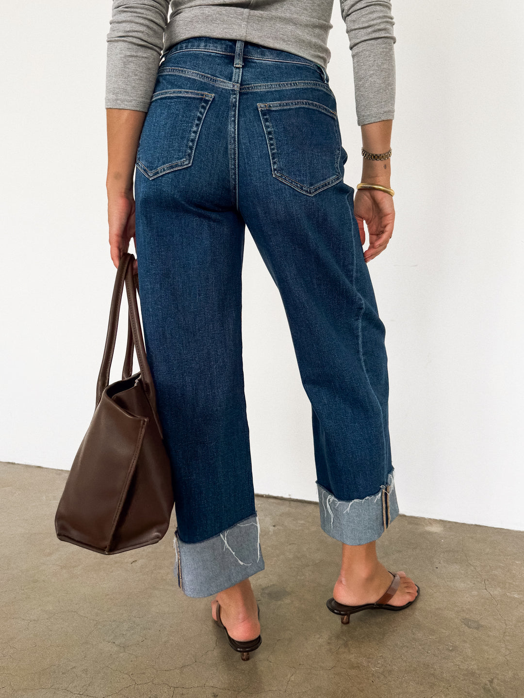 Blair Cuff Barrel Jeans { Preorder}