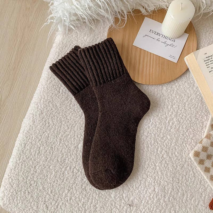 Chunky Knit Crew Socks