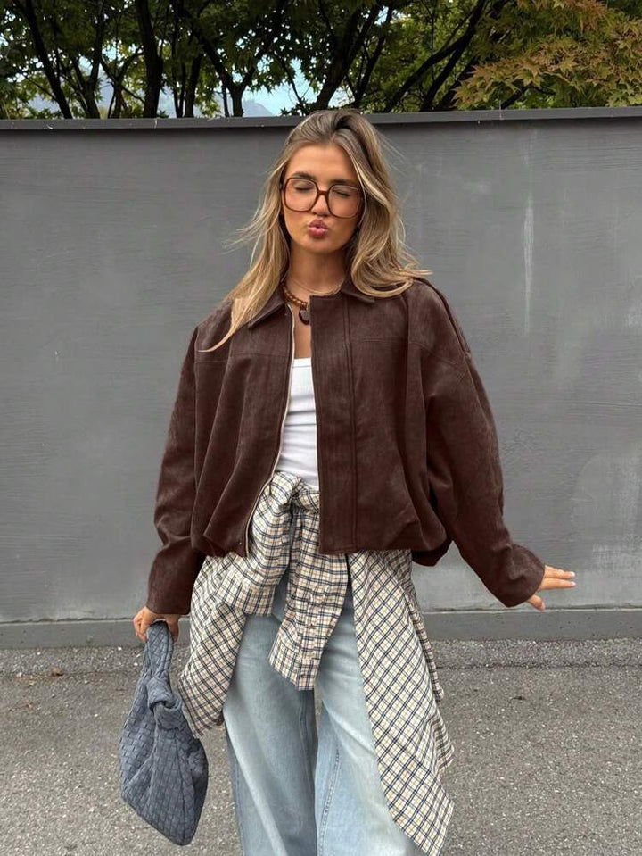 Bellamy Suede Bubble Jacket {Preorder}