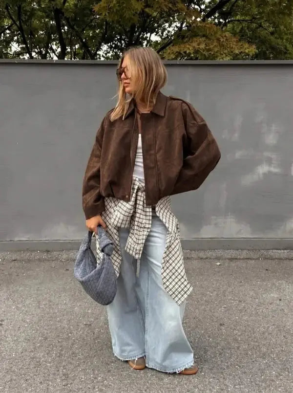 Bellamy Suede Bubble Jacket {Preorder}