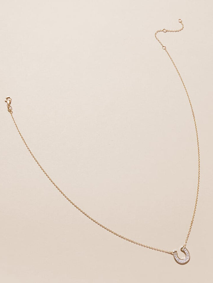 Lucky Luxe Horseshoe Necklace