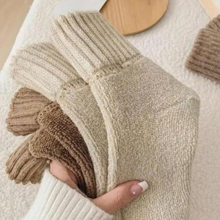 Chunky Knit Crew Socks