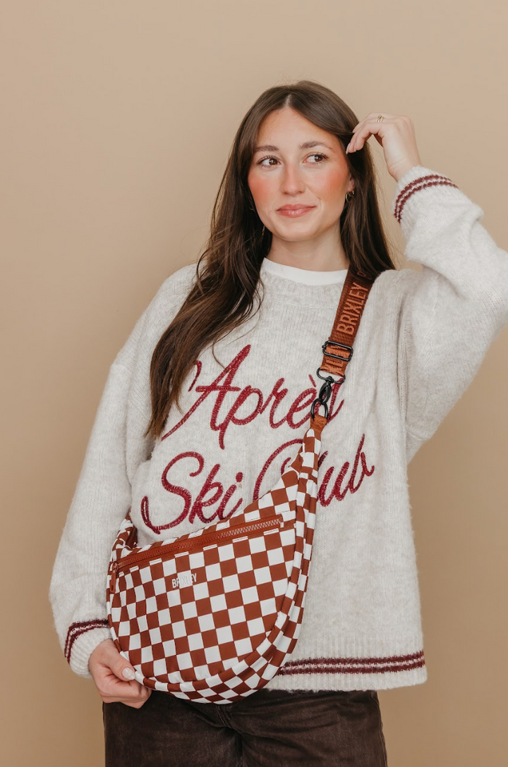 Coco Check Crescent Bag