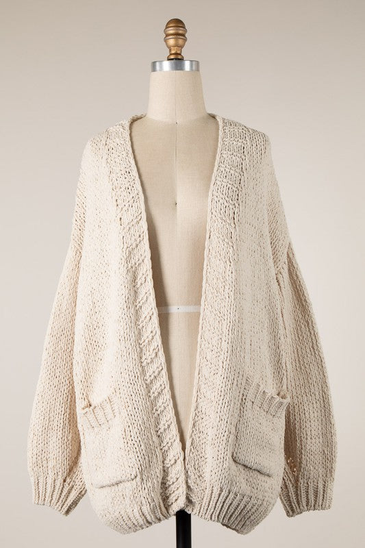 Camille Cable Knit Cardigan