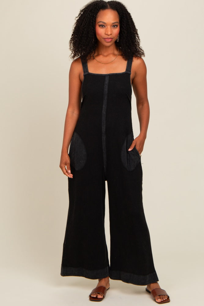 So Me Waffle Knit Jumpsuit