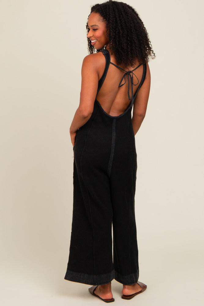 So Me Waffle Knit Jumpsuit