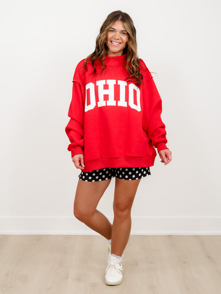 OHIO Embodied Mock Neck Pullover {Preorder}