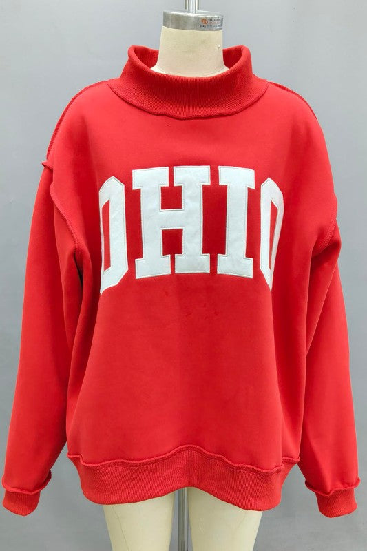 OHIO Embodied Mock Neck Pullover {Preorder}
