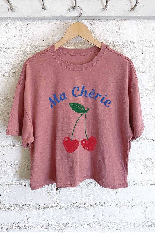 Ma Chérie Crop Tee