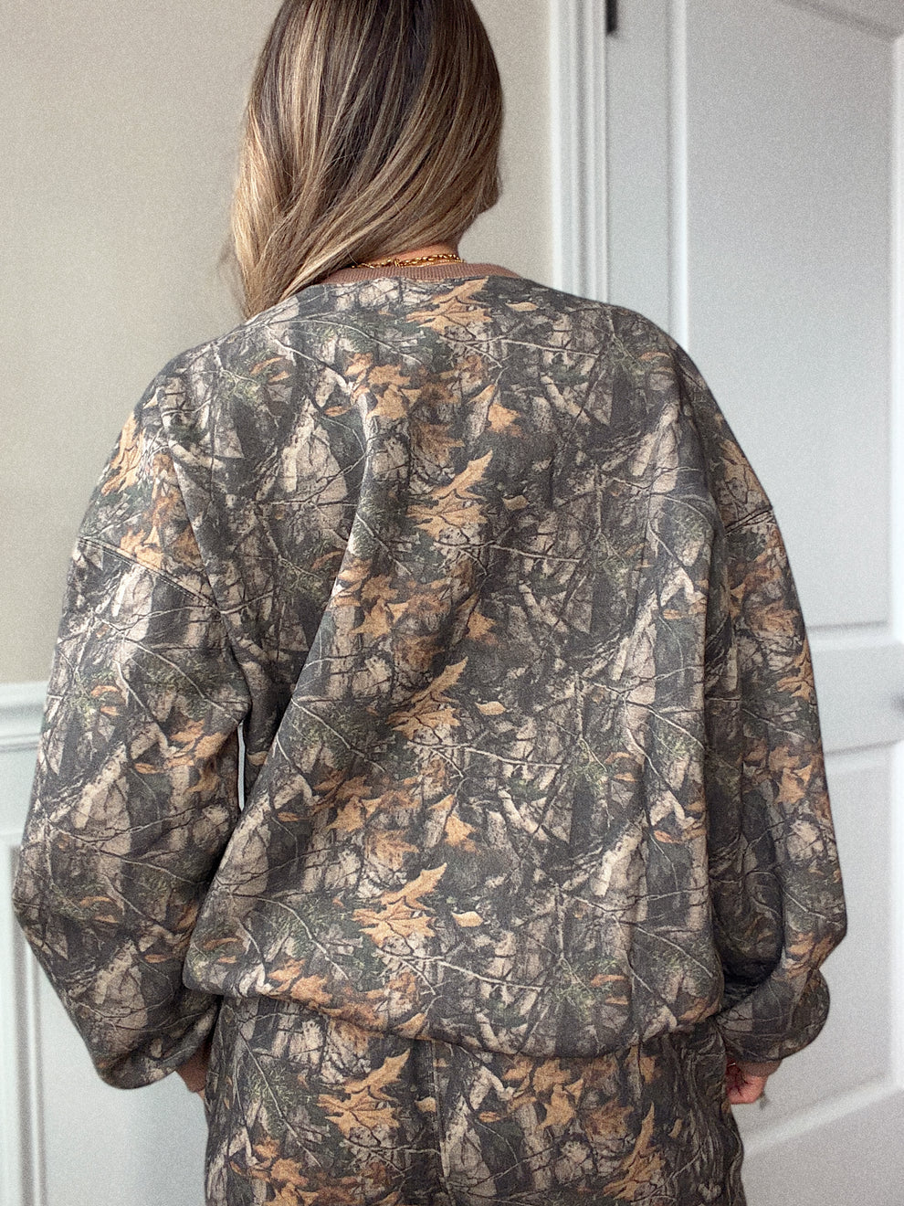 Woodland Sweatshirt - Dark Camo