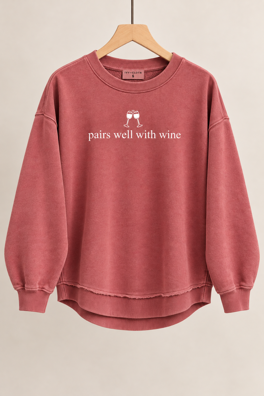 Pairs Well With Wine Pullover