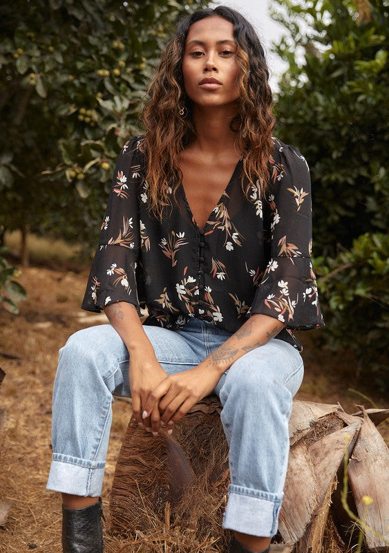 Kiya Floral Top