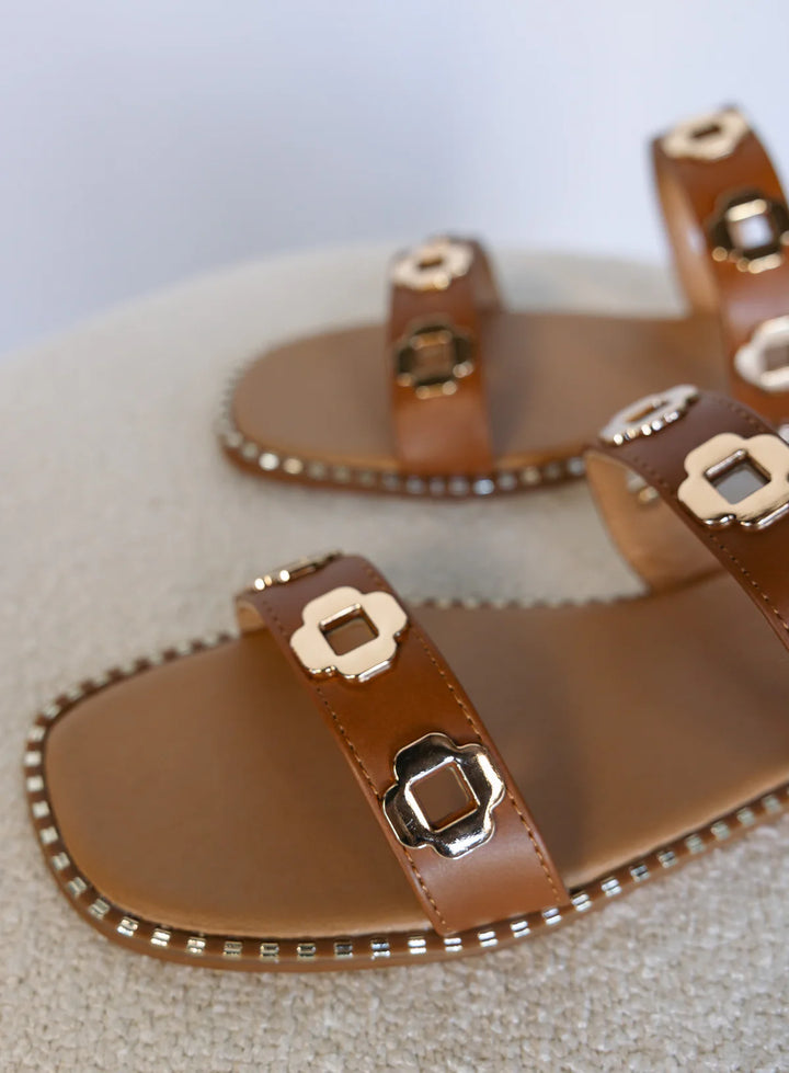 Cleo Eyelet Sandals {Preorder}