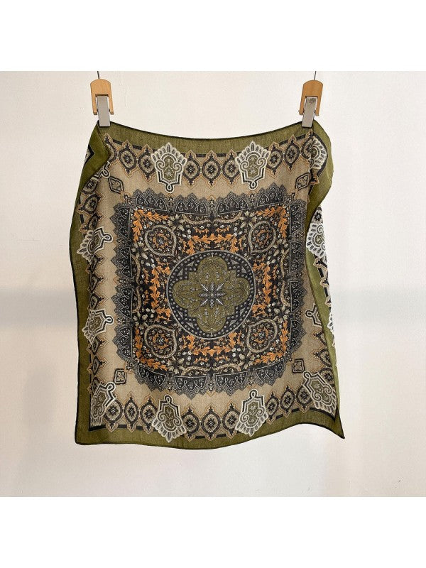 Olive Heirloom Scarf