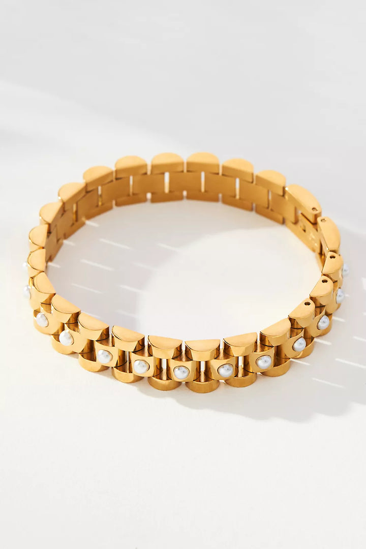 Pearl Watch Bracelet