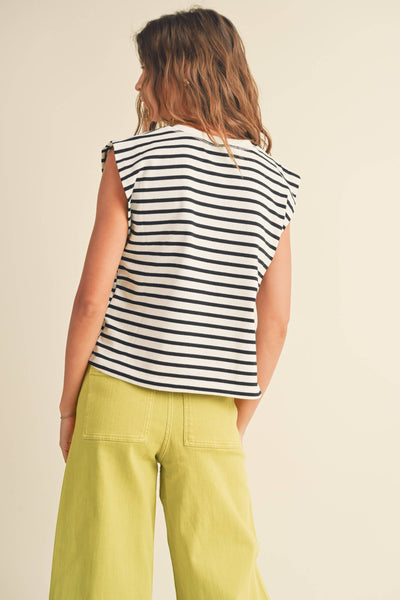 Sloan Stripe Sleeveless Top