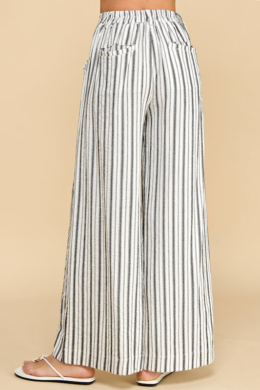 Selene Stripe Linen Pants