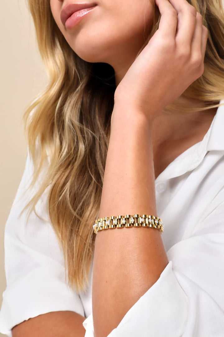 Pearl Watch Bracelet