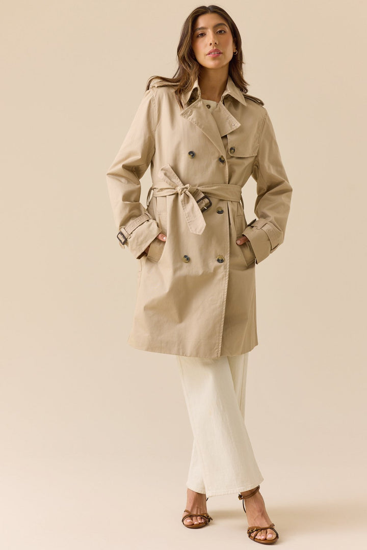 Nora Classic Belted Trench Coat