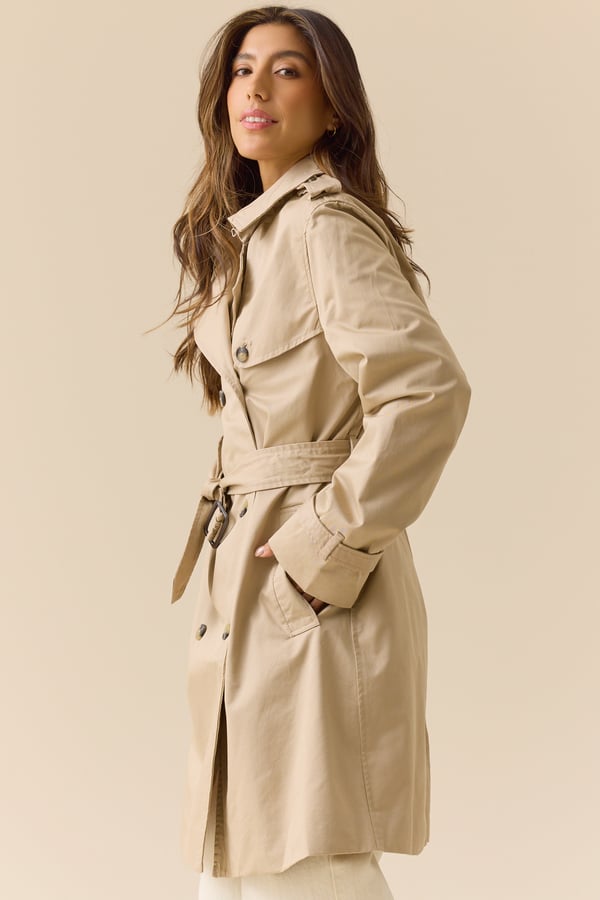 Nora Classic Belted Trench Coat
