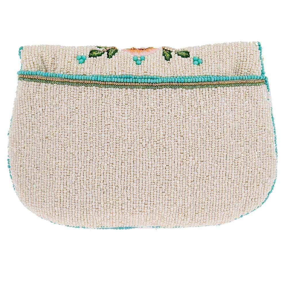 Butterfly Beaded Clutch