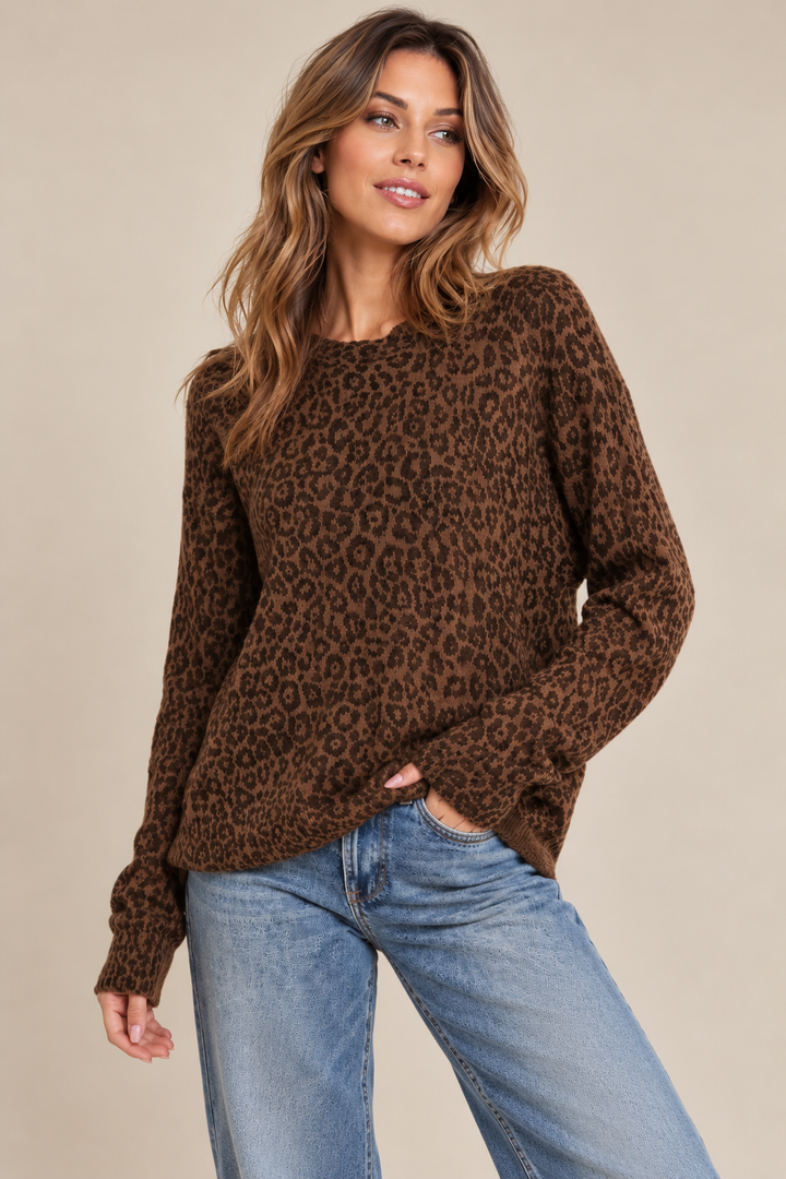 Marlowe Leopard Sweater