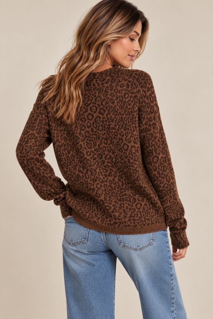 Marlowe Leopard Sweater