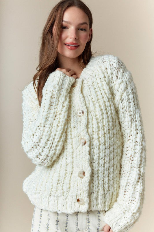 Sophie Chunky Knit Cardigan {Preorder}